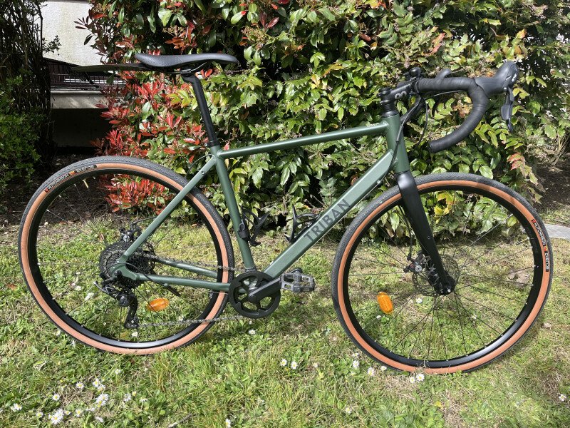Vélo GRAVEL - Triban GRVL120 Décathlon image