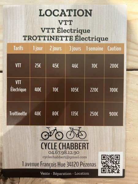 Location vélo VTT à Pézenas - journée/semaine image