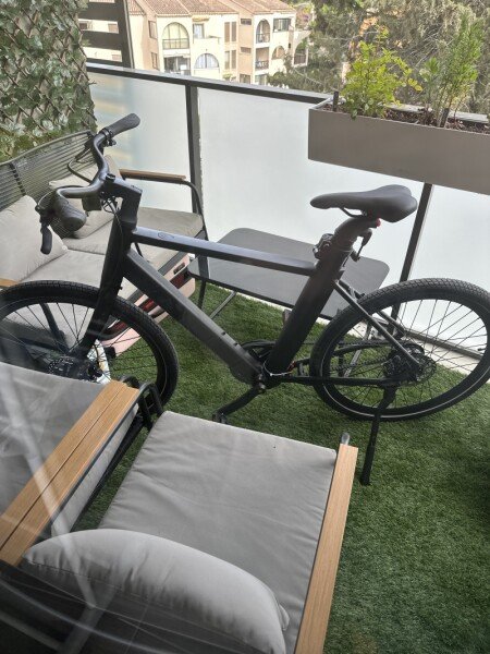 Vélo électrique Crivit courroie carbone image