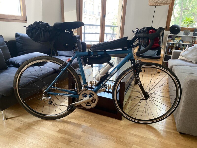 Location vélo Gravel Lapierre avec sacoches image