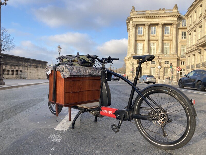 Location vélo cargo utilitaire Douze Cycles - Biporteur électrique image