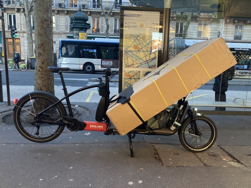 Location vélo cargo utilitaire Douze Cycles - Biporteur électrique image