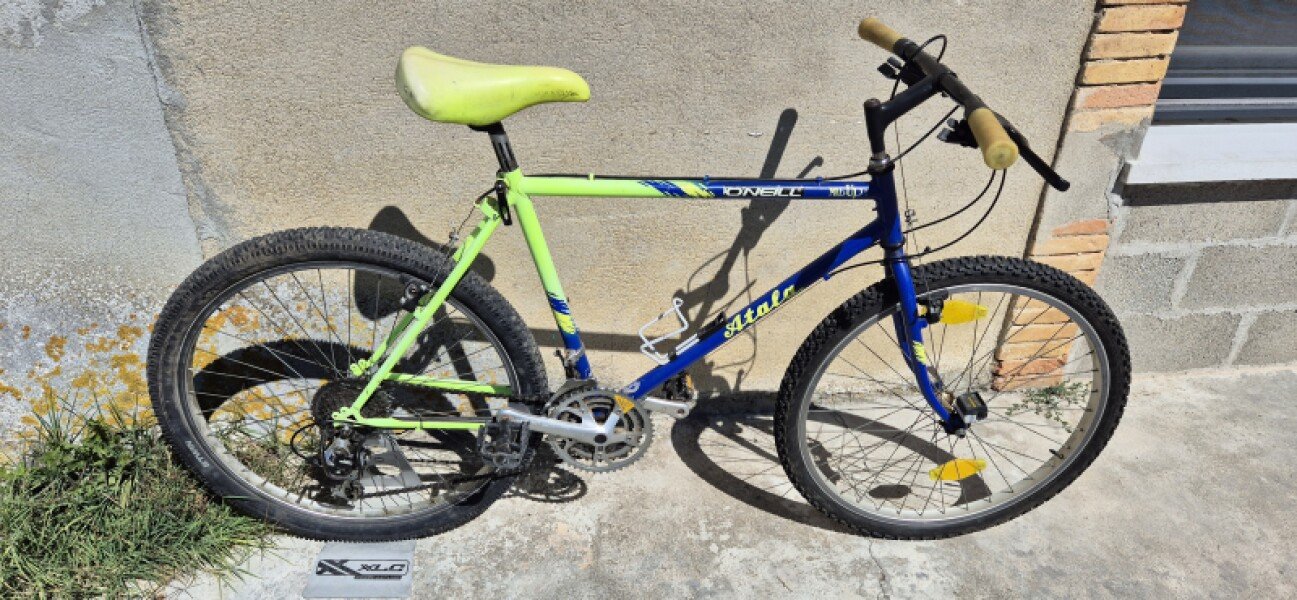 VTT loisirs 26 pouces en acier bleu/vert image