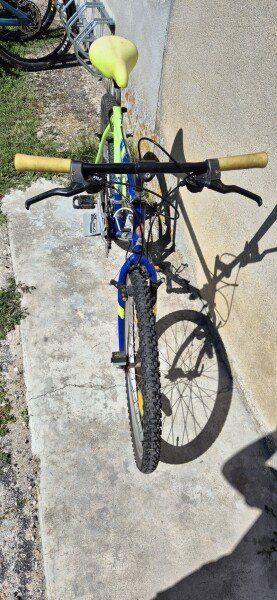 VTT loisirs 26 pouces en acier bleu/vert image