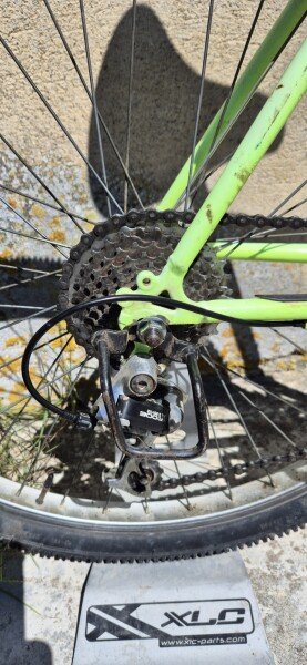 VTT loisirs 26 pouces en acier bleu/vert image