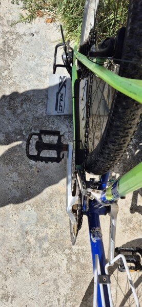 VTT loisirs 26 pouces en acier bleu/vert image