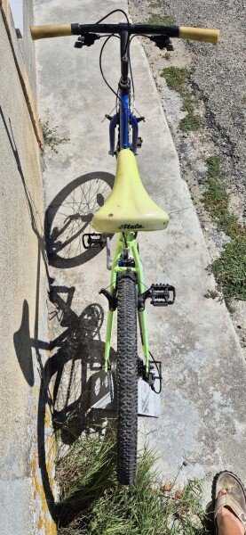 VTT loisirs 26 pouces en acier bleu/vert image