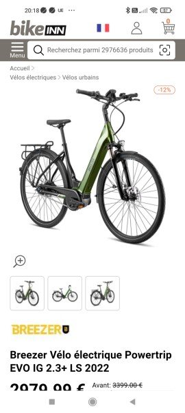 breezer électrique image