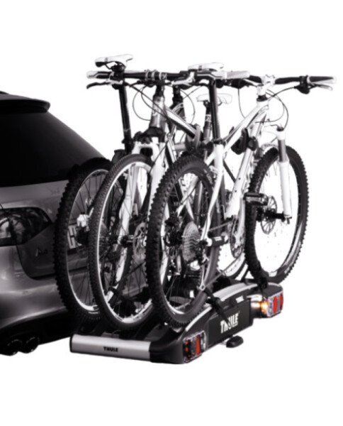 Porte-vélos sur attelage THULE E-FAMILY pour 3 vélos compatible vélos électriques image