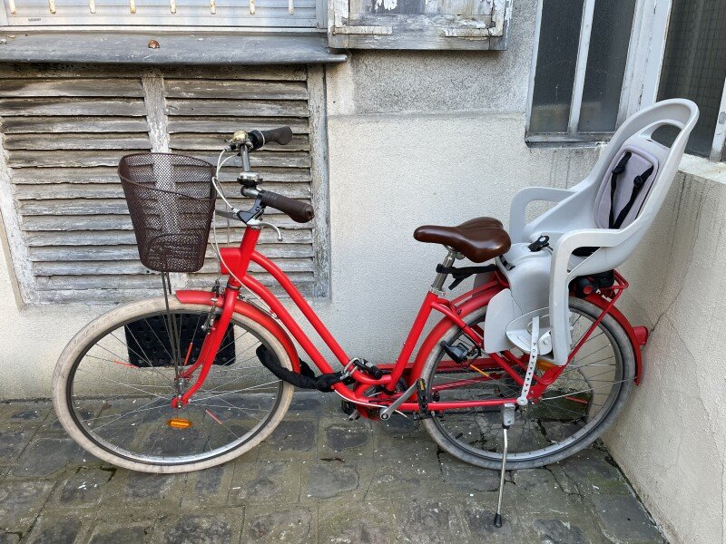 Vélo Femme Rouge Orangé image