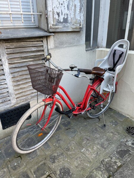 Vélo Femme Rouge Orangé image