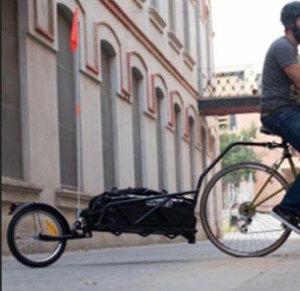 Remorque MonoRoue Citadine sur tige de selle image