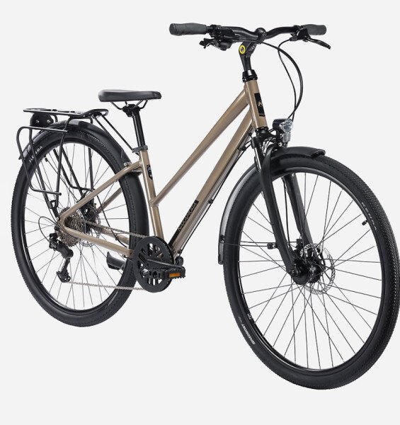 Vélo VTC Crossland avec siège enfant image