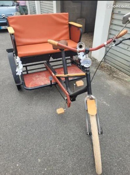 Tuk tuk ou Vélo taxi, Prix indiqué est pour une 1/2 journée (35€ la demi-journée) image