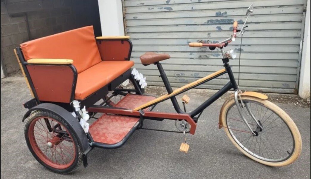 Tuk tuk ou Vélo taxi, Prix indiqué est pour une 1/2 journée (35€ la demi-journée) image