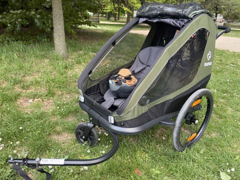 Remorque HAMAX IXPLORER + siège bébé image
