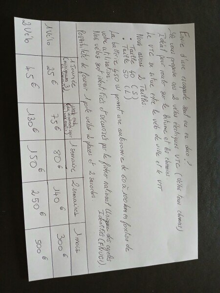 Location 2 vélos électriques VTC image