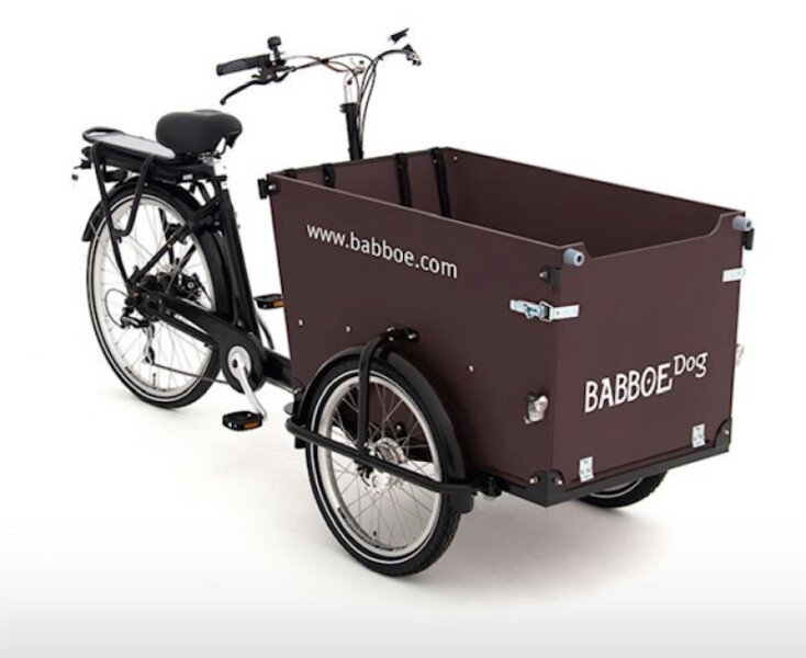 Vélo Cargo Triporteur chien ou enfant une banquette image