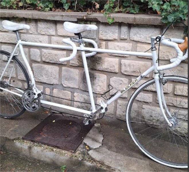 Tandem pour une balade en amoureux dans Paris image