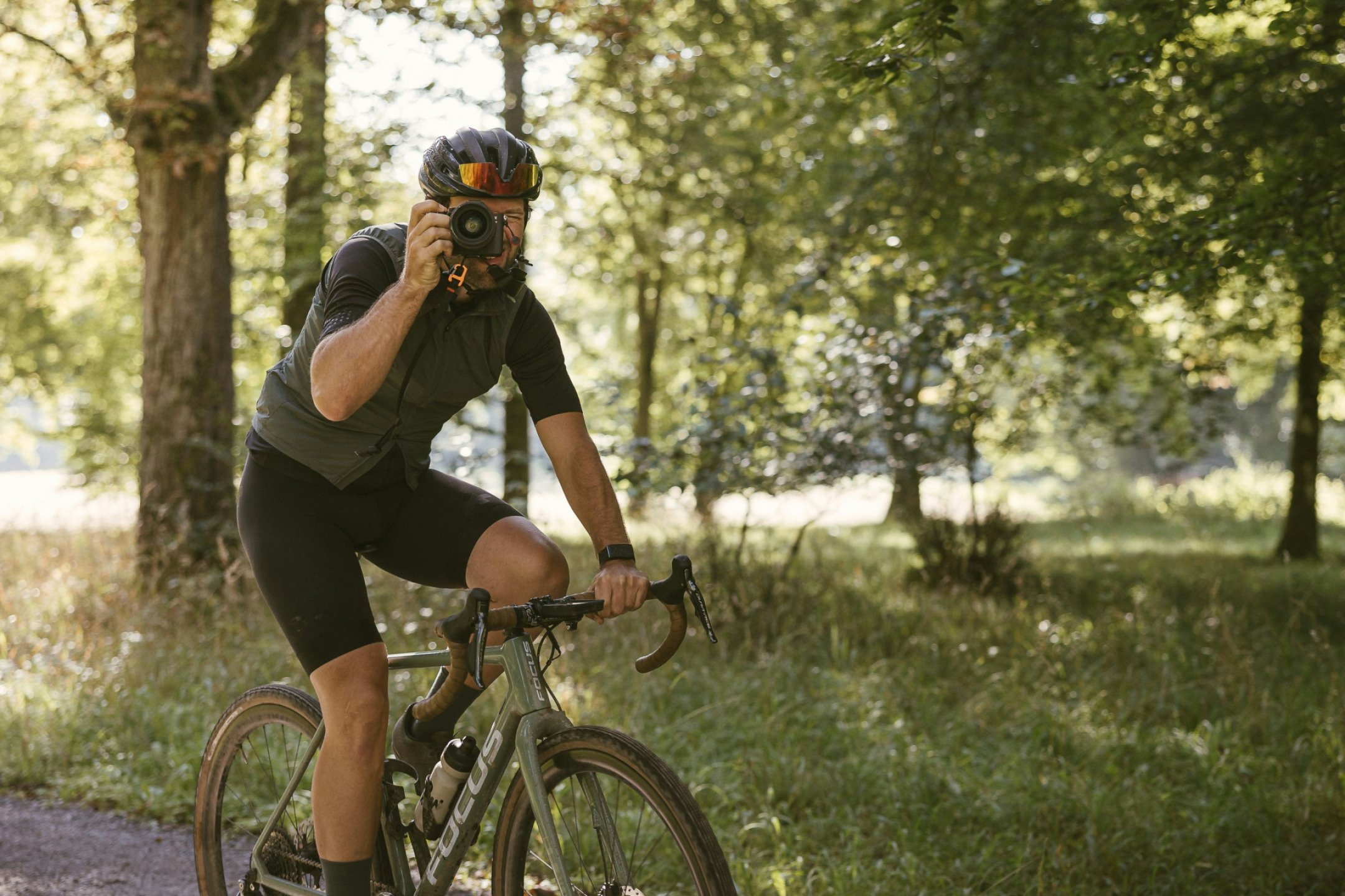 Photographie à vélo