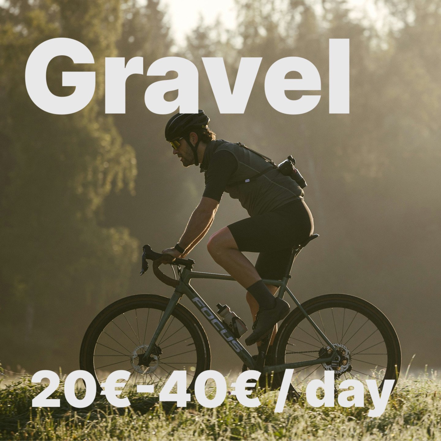 Gravel bike rental