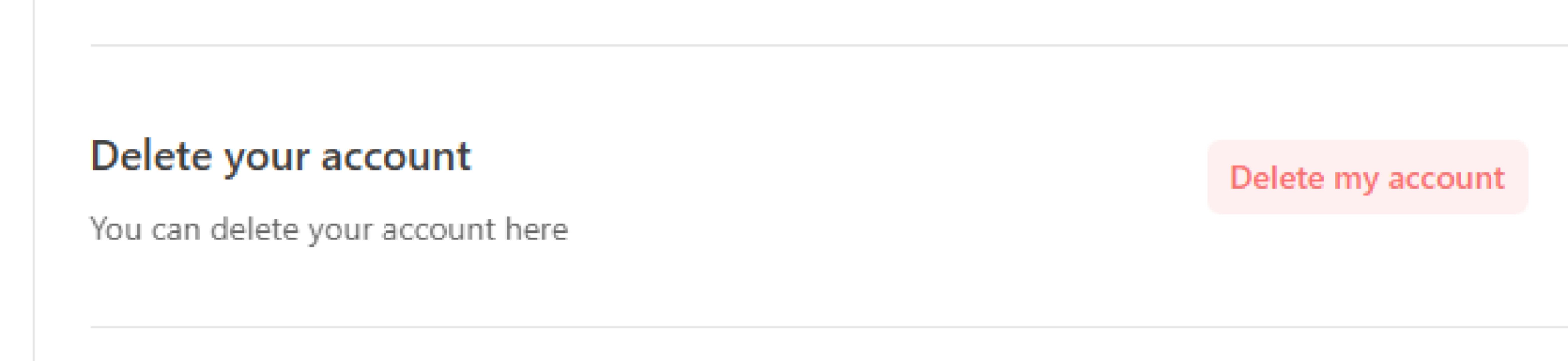 Delete your BikUp account