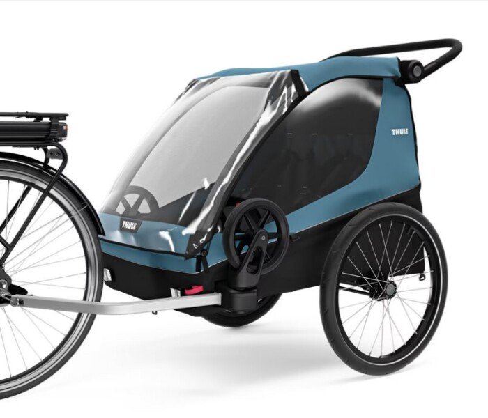 Remorque enfants 2 places image