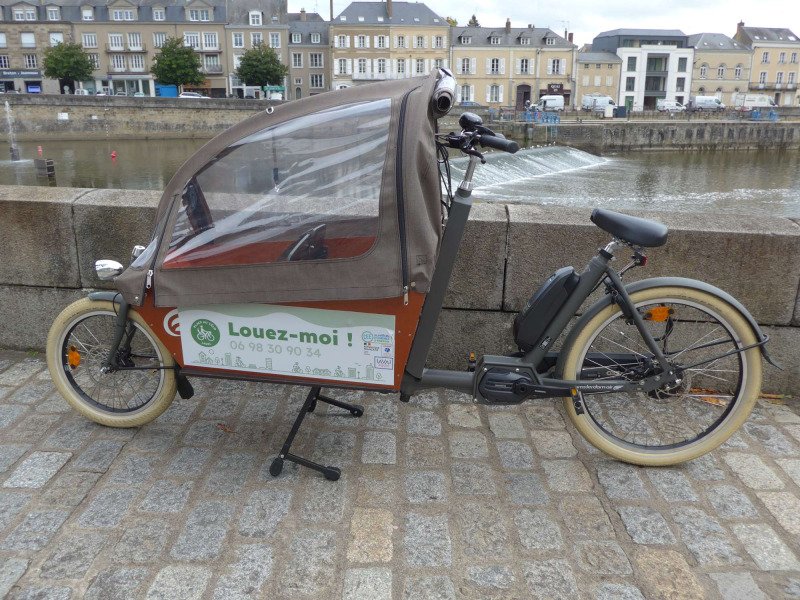 Biporteur Bakfiets confort électrique image