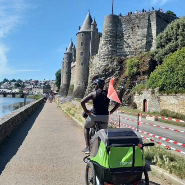 Remorque double Hamax pour vélo et poussette image