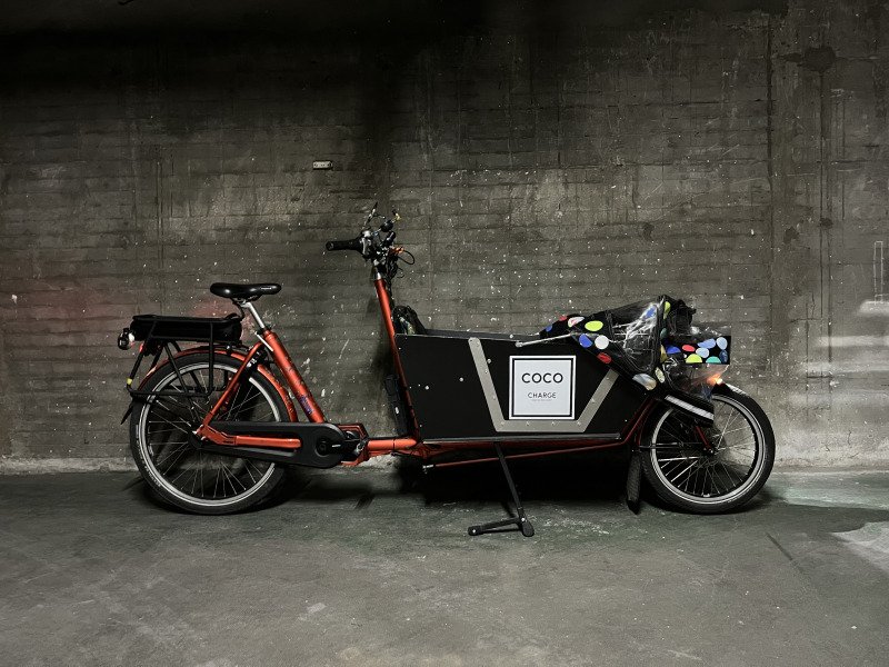 Promotion de location vélo cargo électrique BAKFIETS modèle classique image