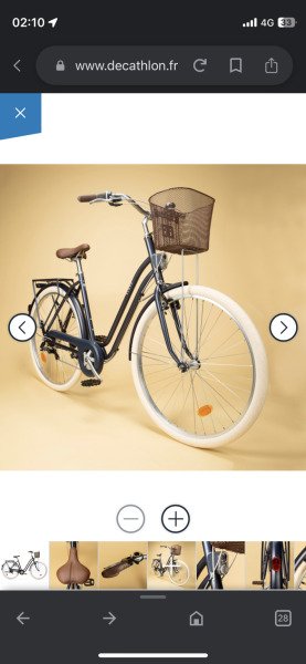 Vélo récent à louer mensuellement image