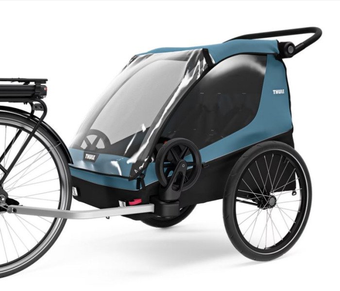 Remorque pour deux enfants image