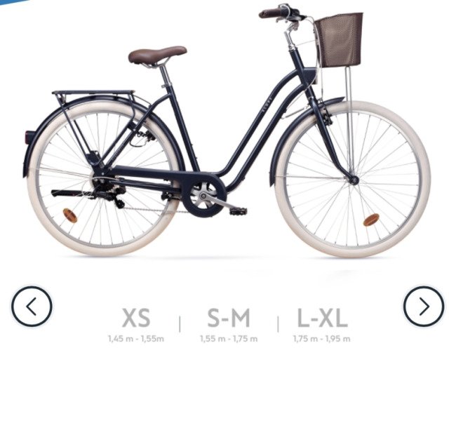 Vélo urbain taille M image