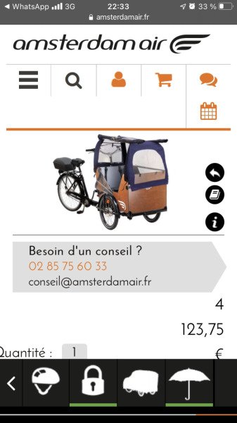 Offre spéciale été : Location hebdomadaire de vélo cargo triporteur électrique babboe mountain image