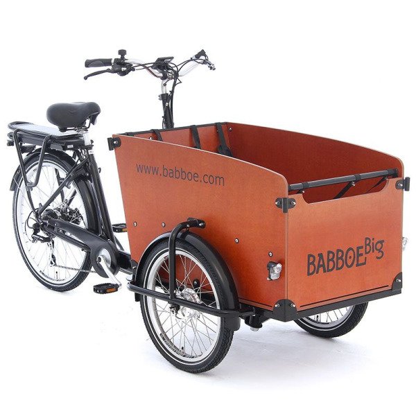 Triporteur électrique Babboe pour transport de chien image