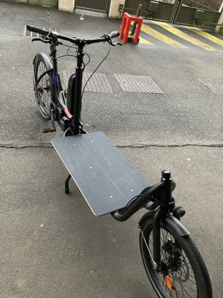 Vélo électrique pliable cargo image