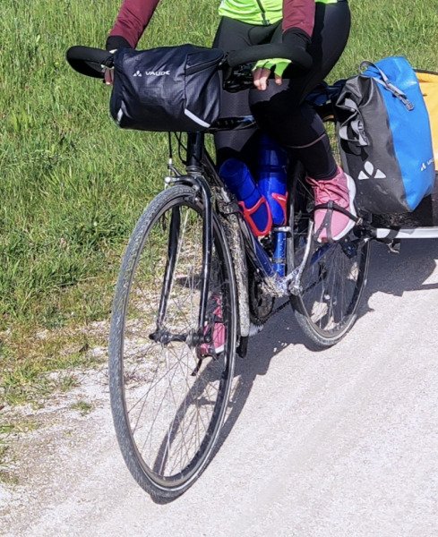 Vélo de cyclotourisme pour femme complet Decathlon image