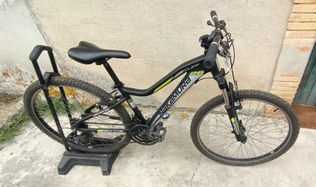 26 Zoll Freizeit-Mountainbike Unisex schwarz/grau/grün image