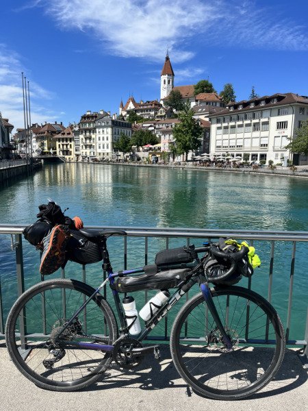 Location de sacoches pour vélo de randonnée image