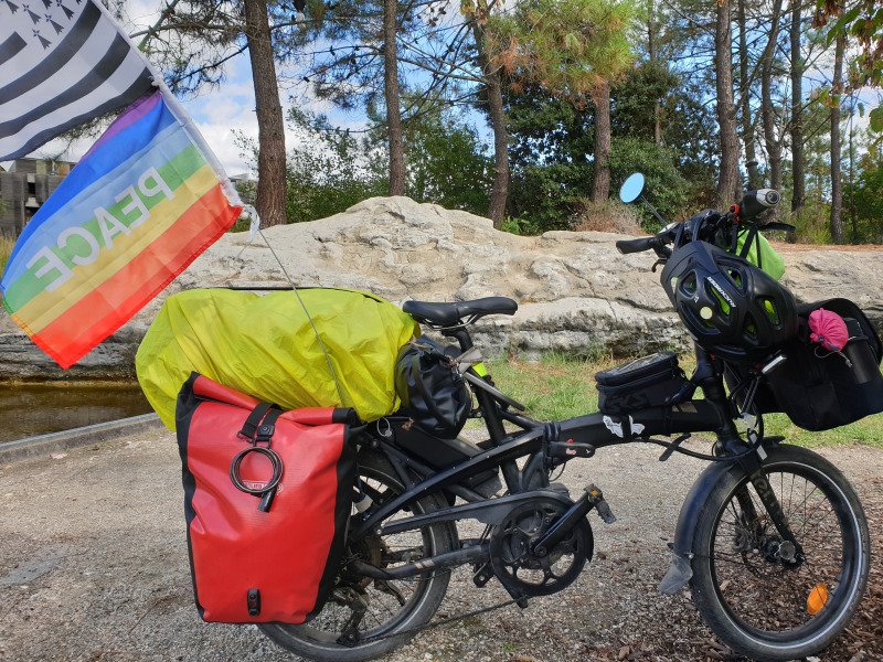 Location de vélo électrique pliable Tern Vektron S10 image