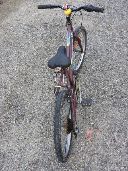 Vélo tout-terrain loisirs mixte 20 pouces brun image