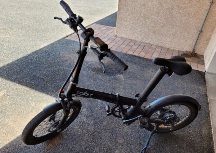 Velo eovolt électrique confort pliable image