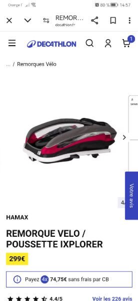 Remorque Hamax Ixplorer image