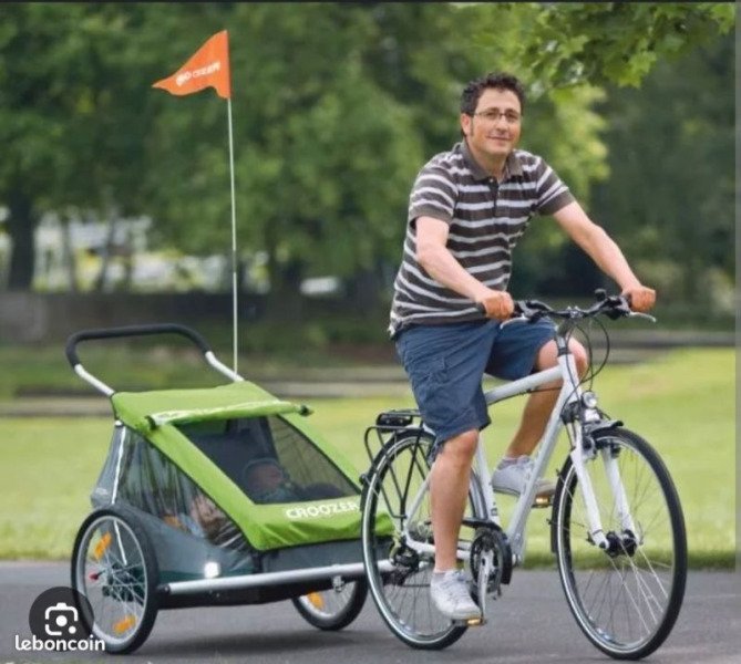 Remorque Croozer Biplace Kids For 2 image