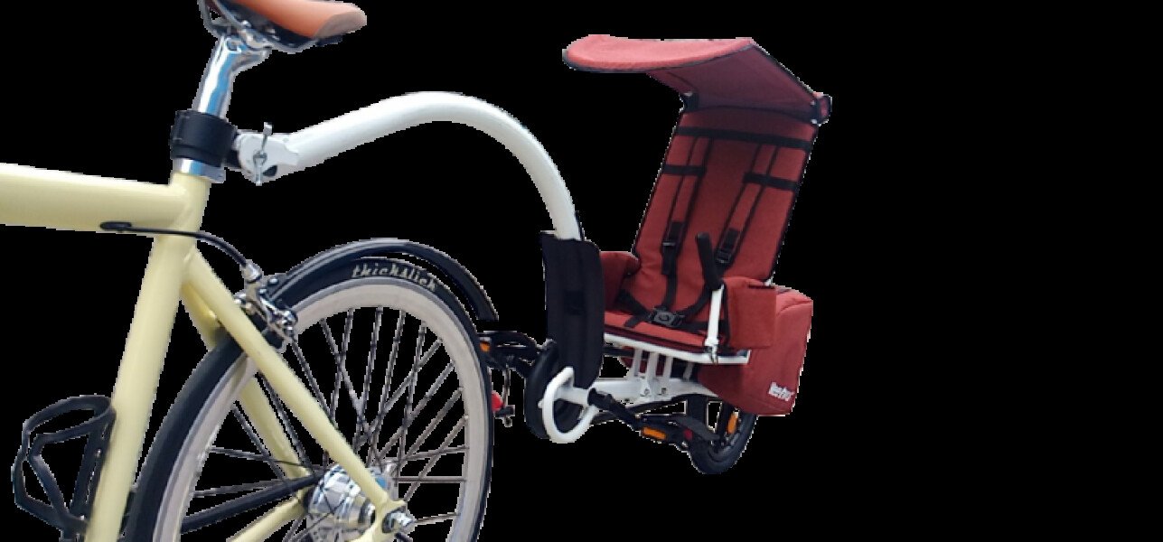 remorque vélo à pédales et sacoches Weehoo Thrill image
