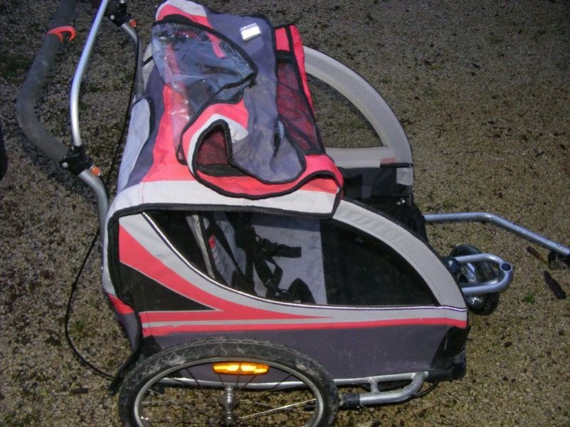 Remorque e bike 2 enfants image