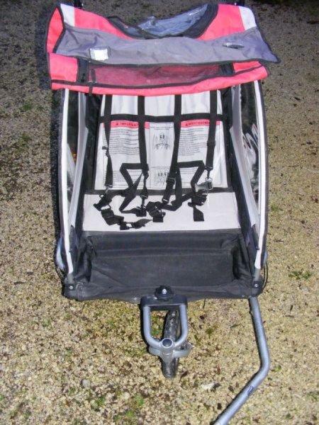Remorque e bike 2 enfants image