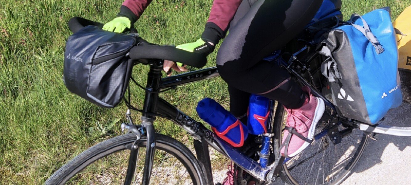 Velo cyclotourisme femme Decathlon complet image