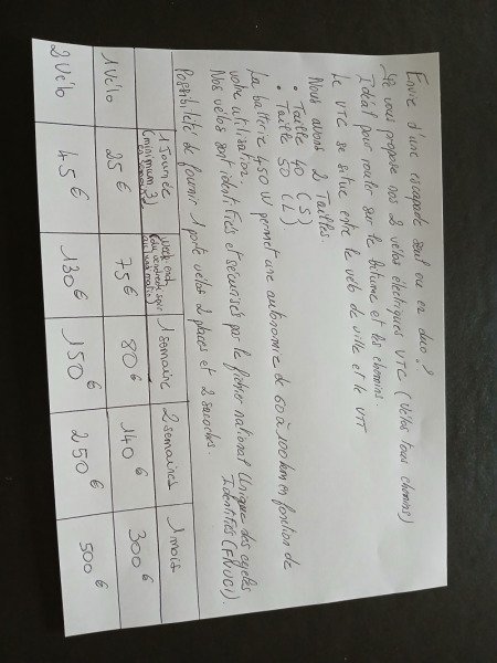 Location 2 vélos électriques VTC image