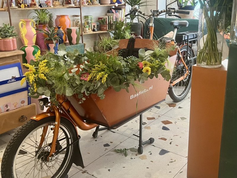 Vélo cargo mariage Wedding cargo bike image